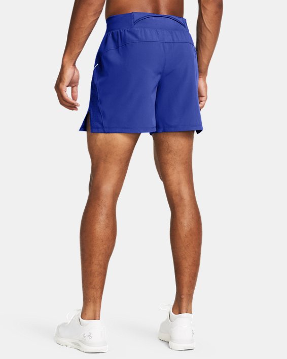 Men's UA Launch Elite 5'' Shorts, Blue, pdpMainDesktop image number 1